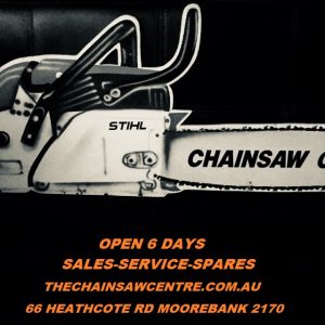 CHAINSAW CENTRE SIGN